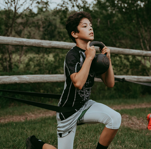 Children working out